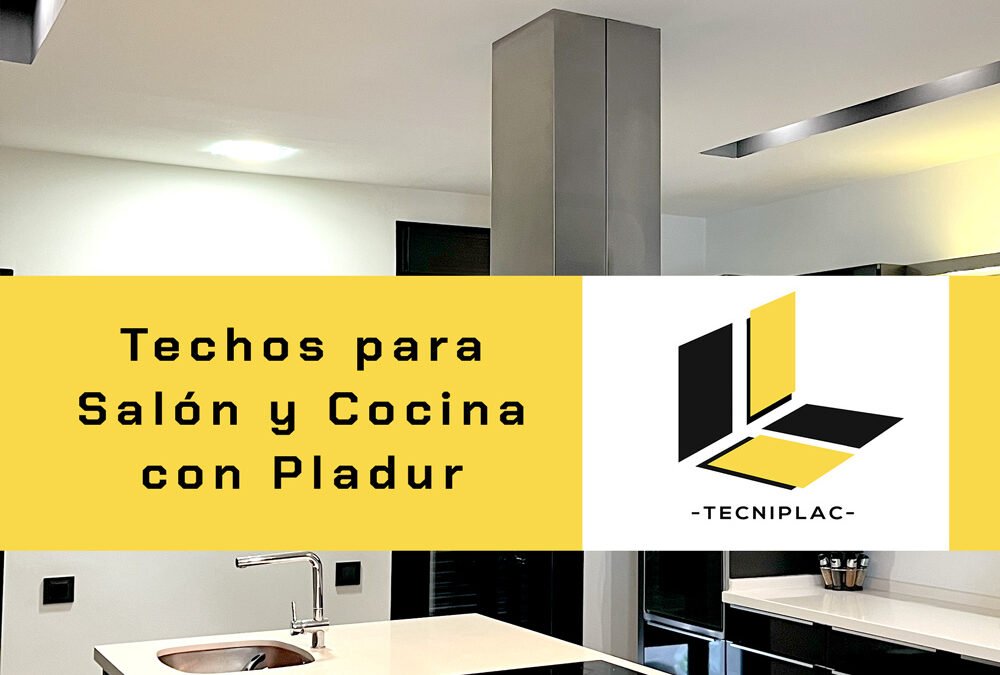 Techos de pladur para Salón y Cocina