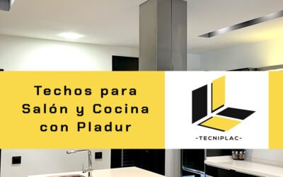 Techos de pladur para Salón y Cocina