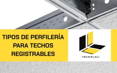 Perfiles para techos registrables: tipos, características y funciones