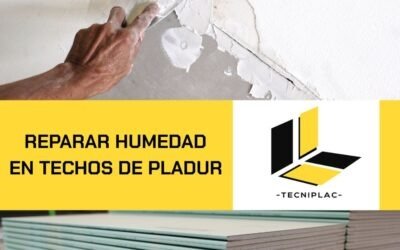 Tecniplac - Empresa de Pladur 26 Cómo reparar un techo de pladur dañado por la humedad